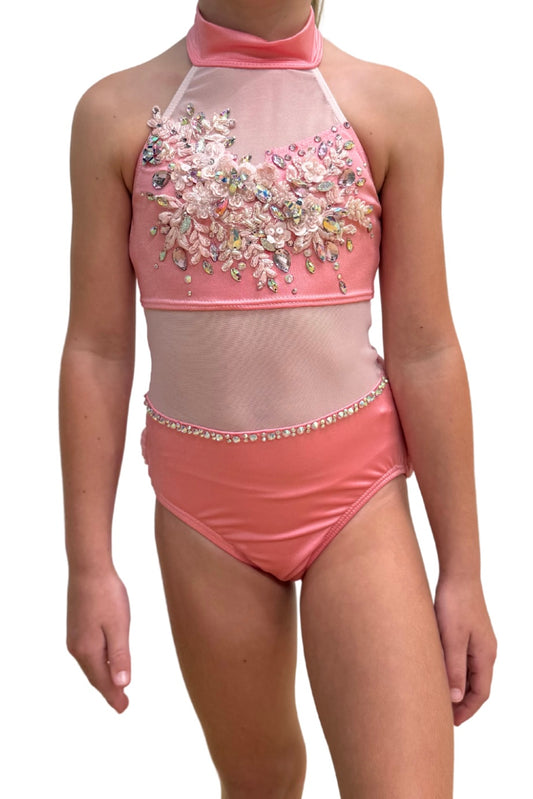 Girls 6- Halter Leo