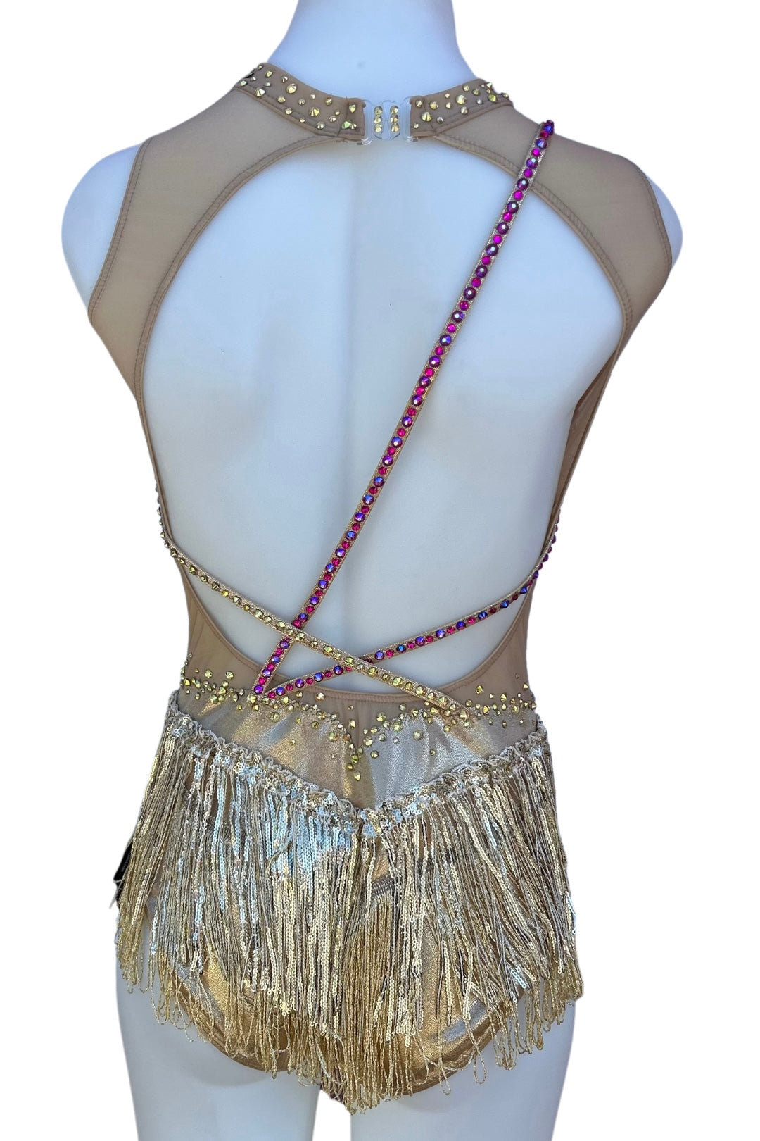 Ladies 12- anjel Gold Custom Costume