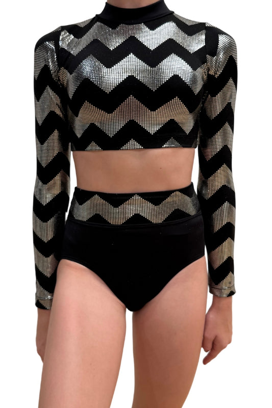 Two Piece Zig Zag Set - Troupe